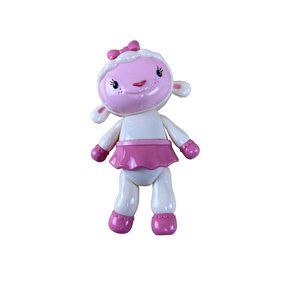 Disney Jr Doc McStuffins LAMBIE 7.25" Hard Plastic Doll w/ Poseable Arms & Legs